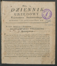 dziennik urzedowy woj.sandomierskiego 1819-1-00001